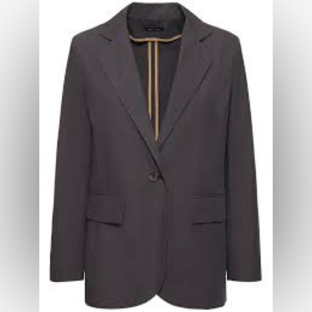Soeur Sevres Blazer in grey poplin size 36 NWT